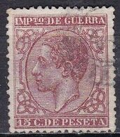 Spagna, 1877 - 15c King Alfonso XII - Nr.MR10 Usato° - Tasse Di Guerra