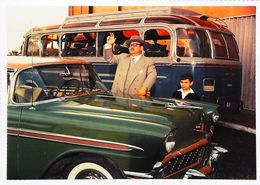 BUS & Cadillac  -  Film "Mon Oncle"  De Jacques TATI - Bus & Autocars