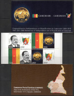 Cameroun Cameroon Kamerun 2010 Mi. 1261 - 1264 Cinquantenaires Indépendance Et Réunification Booklet Carnet MH - Camerún (1960-...)