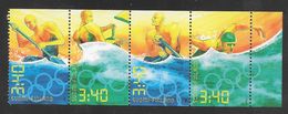 Finland - 1996 Summer Olympic Games - Rowing / Swimming / Sailing 4v Se Tenant MNH - Unused Stamps