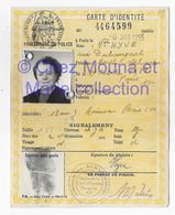 1955 DUBOURGEAL MARTHE EPOUSE HYVE NEE 1888 PARIS 10 HABITANT RUE MOINON - CARTE IDENTITE - Documents Historiques