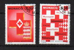 MONACO     Oblitéré     Y. Et T.   N° 1906 / 1907      Cote: 3,90 Euros - Usados