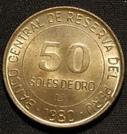 PEROU - PERU - 50 SOLES DE ORO 1980 - KM 273 - Peru
