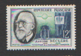 France 1957 Neuf Célébrité Antoine Béclère Science Technique Médecine Invention  Radiologie YT 1096 - Unused Stamps