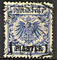 GERMAN OFFICES IN TURKEY 1889 - Canceled - Mi 8b - 1Pi - Turkey (offices)