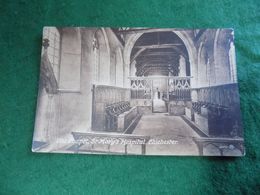 VINTAGE UK SUSSEX: CHICHESTER St Mary's Hospital Chapel Sepia Barrett - Chichester