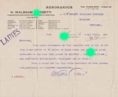 Antwerpen Anvers 1914  Walbaum & Tosetti Vers Laines Laine  Poetgens De Verviers - Kleidung & Textil