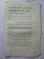 BULLETIN DES LOIS Du 26 JUIN 1821 - GARDES DU CORPS - COTONS D'AMERIQUE - COUR ROYALE D'AIX - Decretos & Leyes