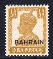 Bahrain GVI 1942-5 1 Anna 3 Pies, Overprint On India Definitive, Hinged Mint, SG 42 (E) - Bahrein (...-1965)