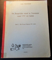 De Burgerlijke Stand Te Varsenare Van 1797 Tot 1814   -  Jabbeke  -   Genealogie - Histoire