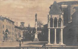 010943 "BOLOGNA - PIAZZA S. DOMENICO"  ANIMATA. CART SPED 1909 - Bologna