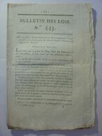 BULLETIN DES LOIS De 1821 - COMPAGNIE DES GARDES A PIED DE SA MAJESTE - HOMMES APPELES CLASSE 1820 MILITAIRES - Decrees & Laws