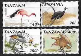 TANZANIA 1990 BIRD SELECTION TO 400S - Tanzania (1964-...)