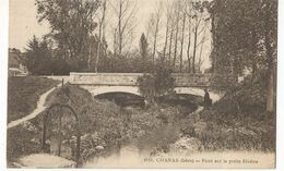 CPA ,D.38, N°1651 ,Chanas , Pont Sur La Petite Rivière  Ed. B.G. - Chanas