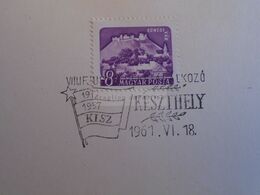 D173212 Hungary Special Postmark Sonderstempel -   Ifjúsági Találkozó  KESZTHELY 1961 - Marcophilie