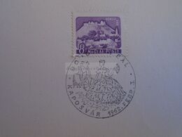 D173213 Hungary Special Postmark Sonderstempel - Dorottya Bál Kaposvár 1961 Ball - Marcophilie