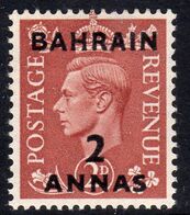 Bahrain GVI 1950-1 2 Annas On 2d Definitive, Hinged Mint , SG 74 (E) - Bahrein (...-1965)