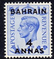 Bahrain GVI 1950-1 4 Annas On 4d Definitive, Hinged Mint , SG 76 (E) - Bahrain (...-1965)