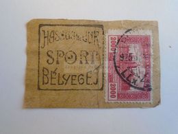 D173219 Hungary Special Postmark Sonderstempel - Bélyeg Sport  -Stamp Sport  1925 - Marcophilie