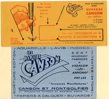 2 Buvards Les Papiers Canson. - Stationeries (flat Articles)