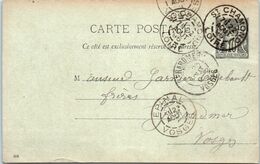42 Saint CHAMOND - Année 1896 - Entiers Postaux - Saint Chamond