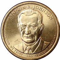 Presidential Dollar 2015 - Lyndon Johnson - Atelier Denver - 2007-…: Presidents