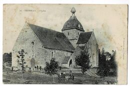 TREMBLAY  93  L'église . Animée - Tremblay En France