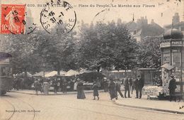 Saint Etienne      42         Place Du  Peuple. Le Marché Aux Fleurs        (voir Scan) - Saint Etienne