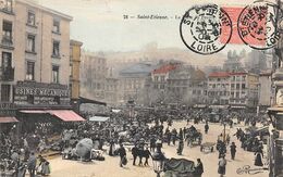 Saint Etienne      42         Place Du  Peuple. Le Marché . Tramway  - 4 -  ( Molle Voir Scan) - Saint Etienne