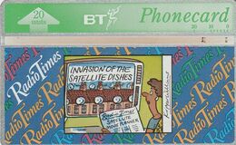 REINO UNIDO. Radio Times - Invasion Of The Satellite Dishes. 468D. BTA-079. (772) - BT Advertising Issues