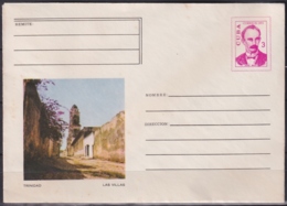 1973-EP-31 CUBA 1973 3c POSTAL STATIONERY COVER. VISTA DE UNA CALLE DE TRINIDAD - Brieven En Documenten