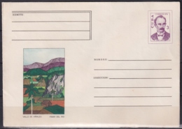 1974-EP-120 CUBA 1974 3c POSTAL STATIONERY COVER. PINAR DEL RIO, VALLE DE VIÑALES. - Cartas & Documentos