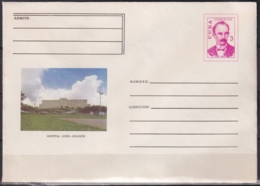 1975-EP-103 CUBA 1975 3c POSTAL STATIONERY COVER. HOSPITAL LENIN HOLGUIN MEDICINE MEDICINA. - Cartas & Documentos