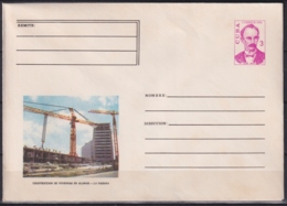 1976-EP-86 CUBA 1976 3c POSTAL STATIONERY COVER. HAVANA. CONSTRUCCION DE EDIFICIOS EN ALAMAR. - Brieven En Documenten