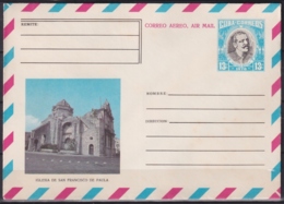 1978-EP-64 CUBA 1978 13c POSTAL STATIONERY COVER. HAVANA. IGLESIA DE SAN FRANCISCO DE PAULA CHURCH. - Lettres & Documents