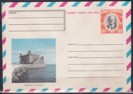 1978-EP-65 CUBA 1978 30c POSTAL STATIONERY COVER. HAVANA. TORREON DE COJIMAR. LIGERAS MANCHAS. - Lettres & Documents