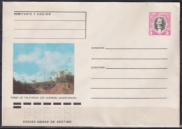 1981-EP-130 CUBA 1981 3c POSTAL STATIONERY COVER. GUANTANAMO, TORRE DE TELEVISION LOS GUINEOS - Covers & Documents