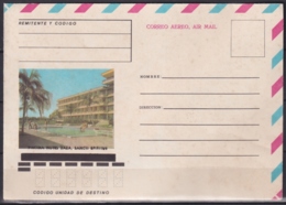 1981-EP-141 CUBA 1981 POSTAL STATIONERY COVER. ANGOLA WAR MILITAR FREEPOST UNUSED HOTEL ZAZA, SANCTI SPIRITUS - Lettres & Documents
