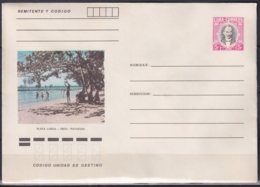 1982-EP-216 CUBA 1982 5c POSTAL STATIONERY COVER. MATANZAS, PLAYA LARGA BEACH. - Covers & Documents