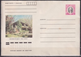 1982-EP-217 CUBA 1982 5c POSTAL STATIONERY COVER. HAVANA, ESCALERAS DE JARUCO. LIGERAS MANCHAS. - Storia Postale