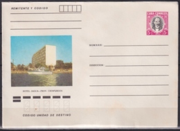 1983-EP-211 CUBA 1983 5c POSTAL STATIONERY COVER. CIENFUEGOS, HOTEL JAGUA. - Cartas & Documentos