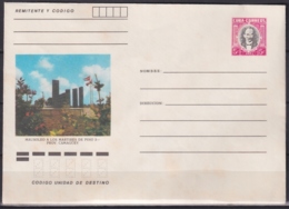 1983-EP-213 CUBA 1983 5c POSTAL STATIONERY COVER. CAMAGUEY, MAUSOLEO MARTIRES DE PINO 3. - Lettres & Documents