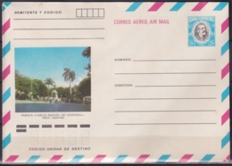 1983-EP-225 CUBA 1983 20c POSTAL STATIONERY COVER. GRANMA, PARQUE CARLOS MANUEL DE CESPEDES. - Covers & Documents