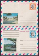 1977-EP-68 CUBA 1977 COMPLETE SET 5 POSTAL STATIONERY COVER COMPLETE YEAR. - Lettres & Documents