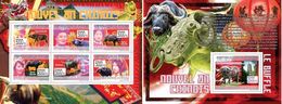 Guinea 2009, Year Of The Ox, 6val In BF+BF - Astrologie