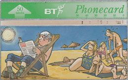 REINO UNIDO. True Brits - Sunbathing. 427D. BTC-120. (776) - BT Commemorative Issues