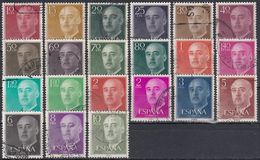 ESPAÑA 1955-1956 Nº 1143/1163 SERIE COMPLETA USADO - Oblitérés