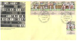 (K 5) Australia FDC - 1977 - Cricket - Cricket