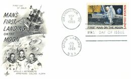 (K 5) USA - FDC - 1969 - Man's First Landing On The Moon - Nordamerika