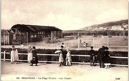 SPORT --  TENNIS  -- DEAUVILLE - Plage Fleurie - Les Tennis - Tennis